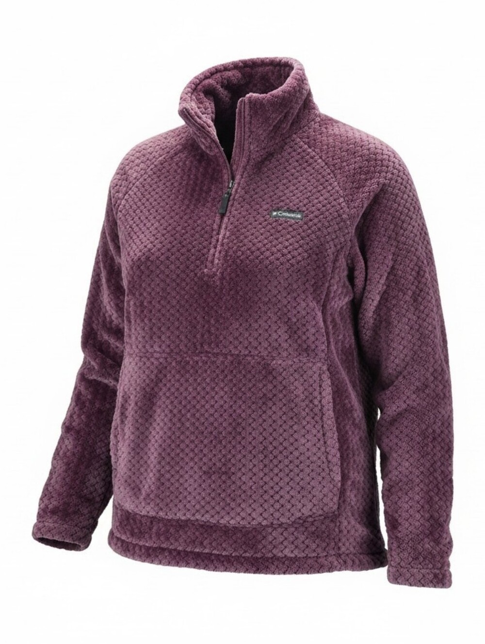Columbia Sportswear Jacket Pullover Sweater Womens Extra Large Plum 1/4 Zip